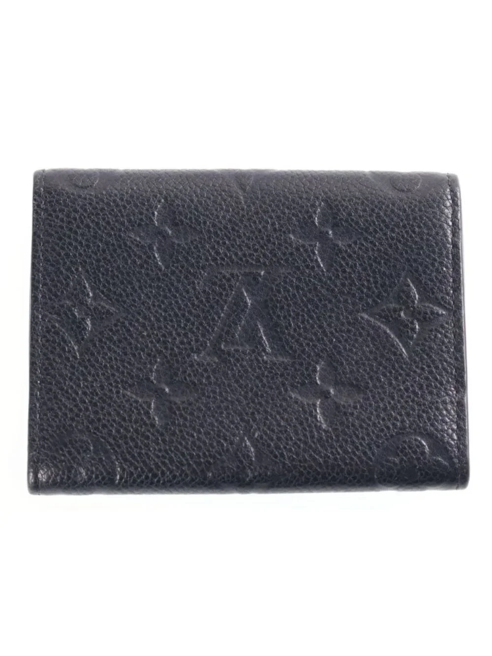 Louis Vuitton Envelope Business Card Holder Case Monogram Empreinte Noir